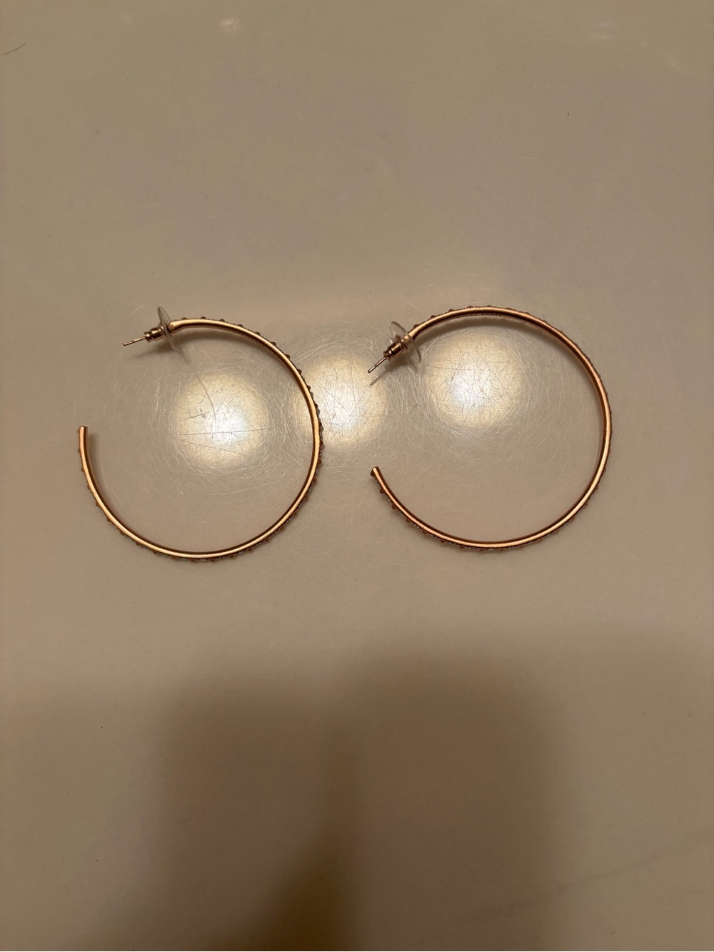 Kendra Scott Rose Gold Hoop Earrings - Women Jewelry